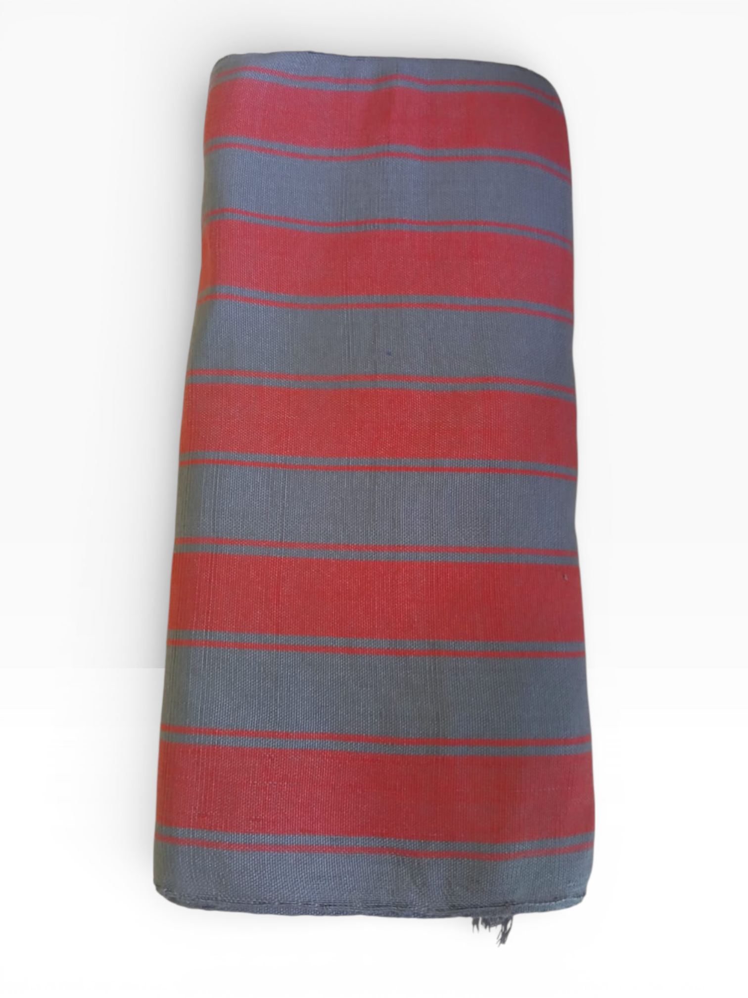 Pagne Kanvo rayures or & rubis