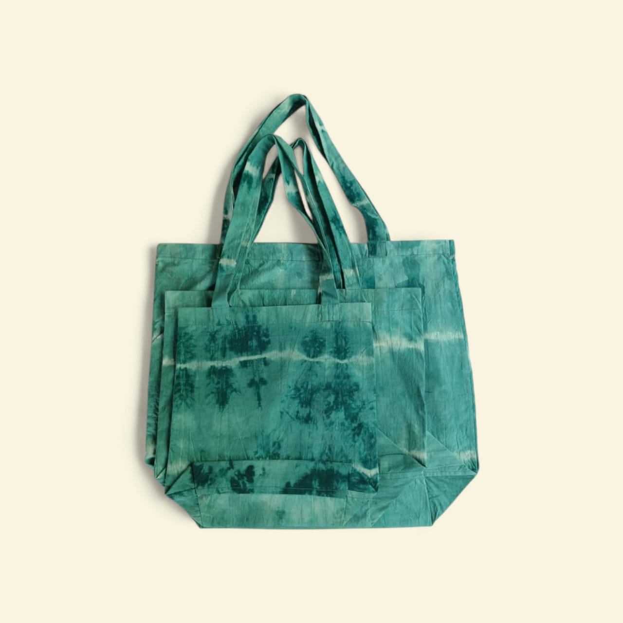Sac de courses Pagne Batik Aqua